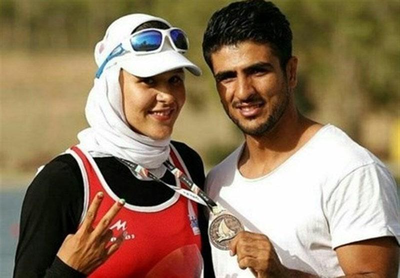 محسن محمدسیفی و همسرش