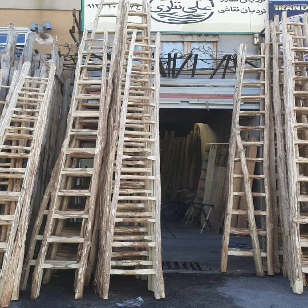 خرید نردبان چوبی از چوب نظری 